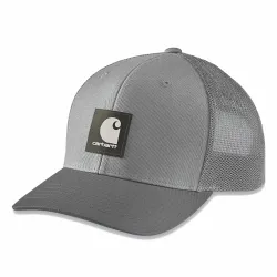 
                  CARHARTT Czapka Twill Mesh-Back Logo Patch Cap Asphalt 105216.APH.S000